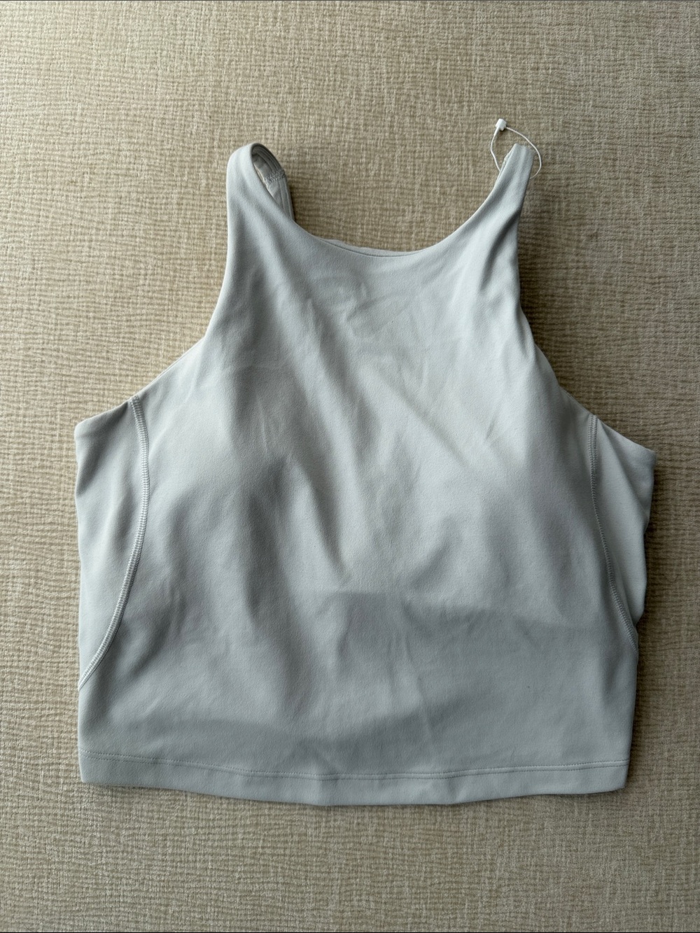 lululemon athletica Align Crop Tank Twist- Light Gray